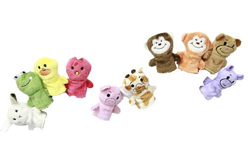 Plüsch-Fingerpuppen