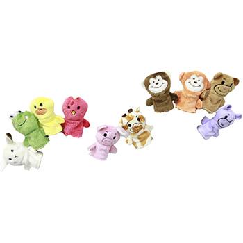 Plüsch-Fingerpuppen